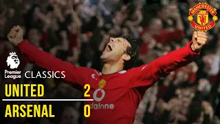 Manchester United 2-0 Arsenal (04/05) | Premier League Classics | Manchester United