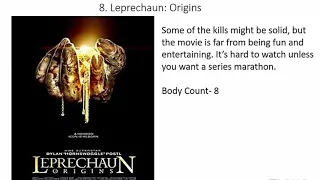 Ranking the Leprechaun Franchise (Worst to Best)