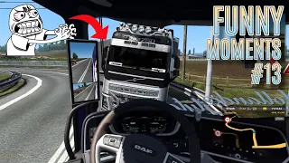 IDIOTS on the ROAD | Funny Moments #13 | Euro Truck Simulator 2 Multiplayer