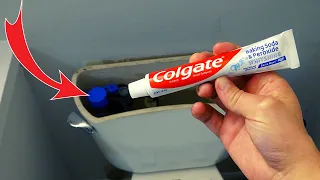 Drop Toothpaste in Your Toilet Tank and Watch What Happens!!