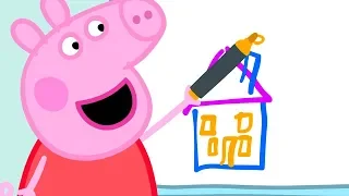 Peppa Pig Nederlands Compilatie Nieuwe Afleveringen | Bij Papa Op Kantoor | Tekenfilm | Peppa de Big