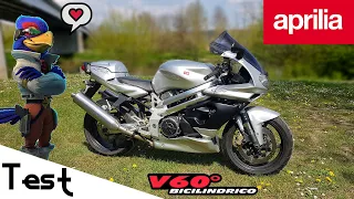 "Test" Cette sportive italienne ne coûte presque plus rien 😃 "Aprilia SL 1000 Falco de 2001"