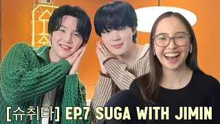 Reacting to Suchwita "[슈취타] EP.7 SUGA with Jimin" - Jimin is the SWEETEST🥹 | Canadian Reacts