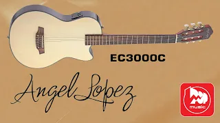 [Eng Sub] Angel Lopez EC3000 guitar with nylon strings. Cher & Eros Ramazzotti - Più che puoi