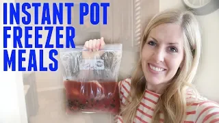 3 EASY Instant Pot Freezer Meals (and Slow Cooker) - Dump and Go Instant Pot Recipes