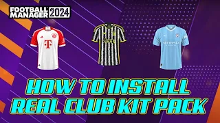 How To Get Real Kits In FM24 - Football Manager 2024