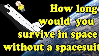 How long would you survive in space without a space suit?|Curiousminds97