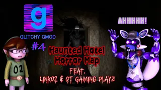 HOTEL TERROR! | GLITCHY GMOD #4 (Haunted Hotel horror map)