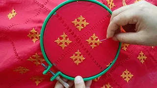 How to make a beautiful dress at home with an adorable gujrati stitch|gujrati stitch|Arts&Design