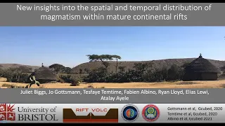 15.2 Juliet Biggs - Spatial and temporal distribution of magmatism within mature continental rifts