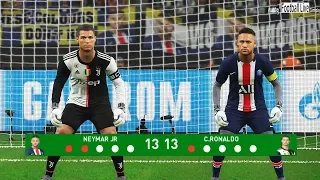 PES 2019 | goalkeeper NEYMAR vs goalkeeper C.RONALDO | Penalty Shootout