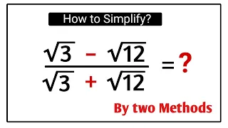 Nice Olympiad Math Radical Simplification || Olympiad Mathematics