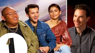 Tom Holland reacts to Benedict Cumberbatch's impression - Plus Zendaya on her "indifferent" face.