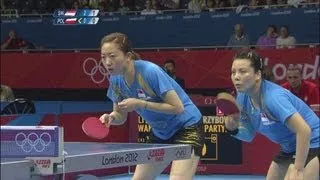 Table Tennis Women's Team First Round - SIN v POL - Full Replay -- London 2012 Olympic Games