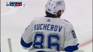 Nikita Kucherov finally scores vs Avalanche in game 5 SCF (2022)