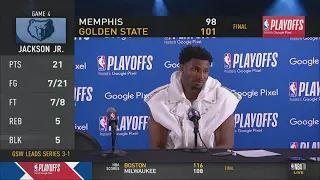 Jaren Jackson Jr. Postgame Interview | Memphis Grizzlies lose to Golden State Warriors 101-98