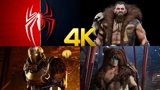 Marvels Spider-Man 2 PS5 Kraven Boss Fights + Hunter Bases & Unidentified Targets Missions 4K