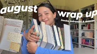 all the books i read in august 🌈✨ august wrap up