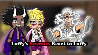 || Luffy's Enemies React to Luffy's Future || One piece ||