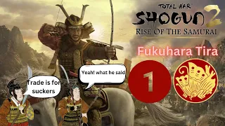 total war shogun 2 (2011) - rise of the samurai - Fukuhara Tira - part 1 - unstoppable force