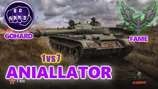 World of Tanks - GoHard ANIALLATOR - T-62A - 11 Kills 9K Damage - 1vs7 - PRO PLAYERS #15