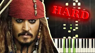 PIRATES OF THE CARIBBEAN - HE'S A PIRATE - Piano Tutorial