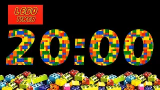 20 minutes LEGO TIMER- 20 minutes LEGO Countdown - 20 MIN LEGO timer ( no music)