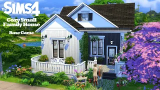 Cozy Small Family Home | Sims 4 | Base Game | No CC | [Speed Build]
