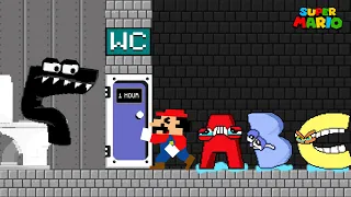Toilet Prank: Alphabet Lore F Troll Mario and All Alphabet Lore (A - Z...)  Waiting for the Toilet!