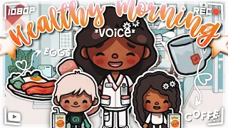 🌤 | HEALTHY MORNING ROUTINE AS A DOCTOR! || 🔊 VOICE || Toca Boca Roleplay