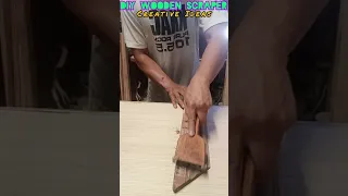 DIY Wooden Scraper Creative Ideas