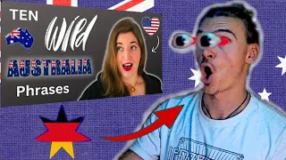TEN of the BEST AUSSIE SLANG phrases she's ever heard! | German reacts