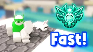 How To Get PLATINUM RANK FAST! (Roblox BedWars)