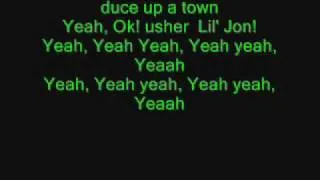 usher ft lil jon and ludacris yeah