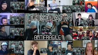 LE SSERAFIM (르세라핌) "ANTIFRAGILE" MV || Reaction Mashup