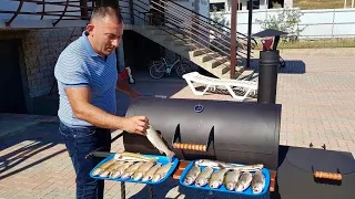 Of SMOKED FISH. As DELICIOUS Smoked FISH for TROUT. ENG SUB.