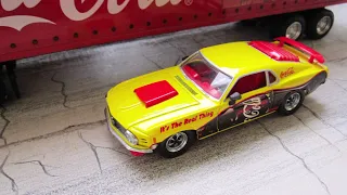 Ford Mustang Boss429 1970 Matchbox CocaCola 1:43 Коллекция масштабных моделей