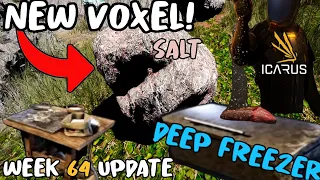 Icarus  Week 64 Update! NEW Deep Freezer & New Voxel - Salt! Preservation Update!