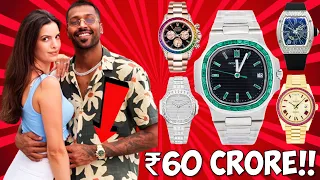 REACTING to Hardik Pandya's INSANE Watch Collection worth ₹60 CRORES!🤯 Rolex, Patek Philippe- INDIA!