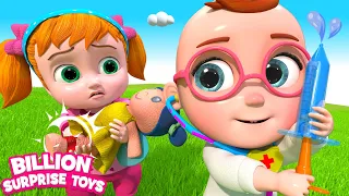 Our doctor Baby is here to treat the wounds away! BillionSurpriseToys Cartoon