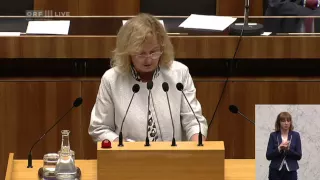 70Nationalratssitzung, Teil 5 Maria Theresia Fekter ÖVP 2015 02 25 0900 tl 06 Politik LIVE Maria