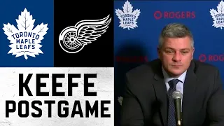 Sheldon Keefe Post Game | Toronto Maple Leafs at Detroit Red Wings | January 29, 2022