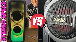 JBL PARTYBOX 1000 VS SONY LBT LX9AV | MONSTER BASS BATTLE