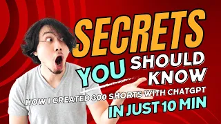 How I Made 300 YouTube Shorts in Just 10 MINUTES for a Faceless YouTube Channel and earn money