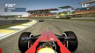 F1 2012, 24th to 1st, 100% race, legend ai, Massa, Brasil