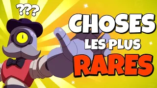 10 CHOSES les plus RARES AU MONDE sur BRAWL STARS !