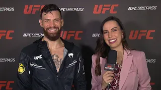 Mauricio Ruffy celebra nocaute avassalador em estreia no UFC 301