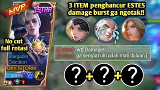 3 ITEM WAJIB CECILION BURST DAMAGE!!- BUILD CECILION TERSAKIT 2022 - MOBILE LEGENDS