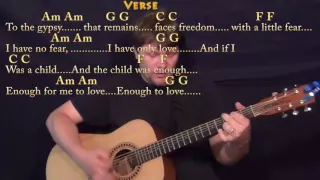 Gypsy (Fleetwood Mac) Strum Guitar Cover Lesson in C with Chords/Lyrics