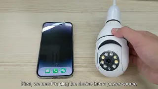 Bind bulb camera by scan QR code